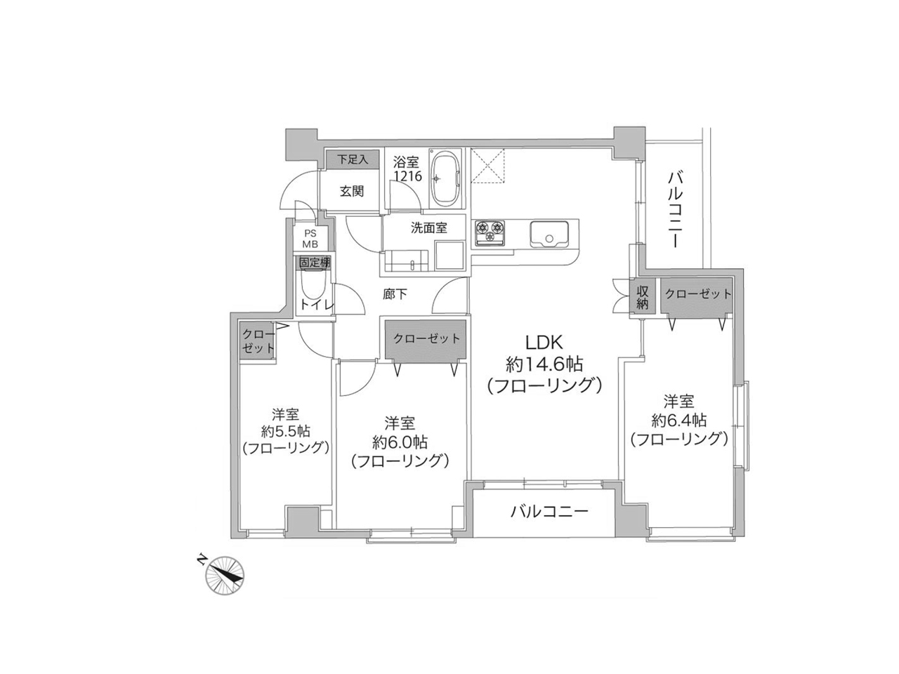 ネオハイツ楠町の画像
